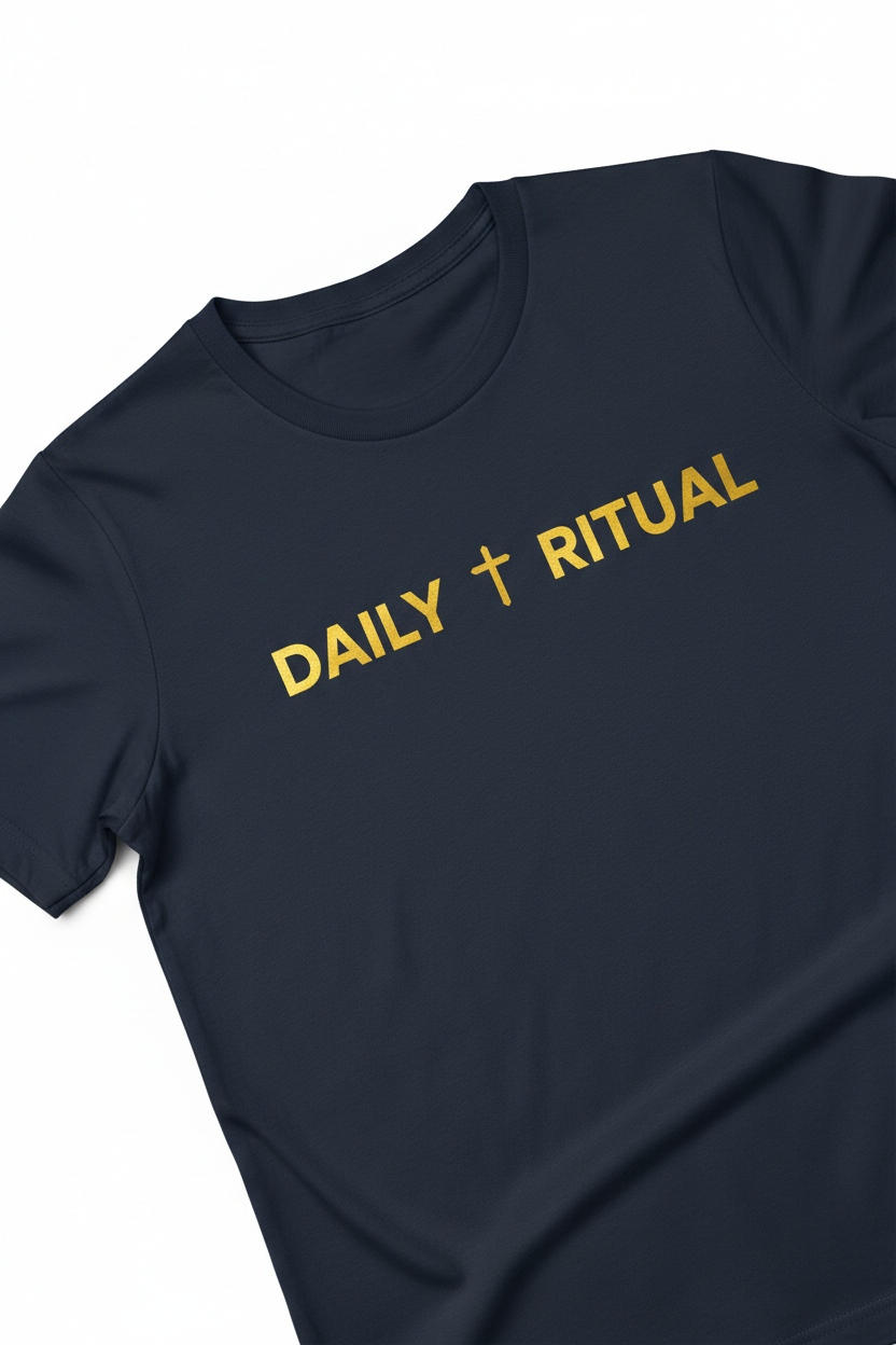 Daily Ritual shirt mockup